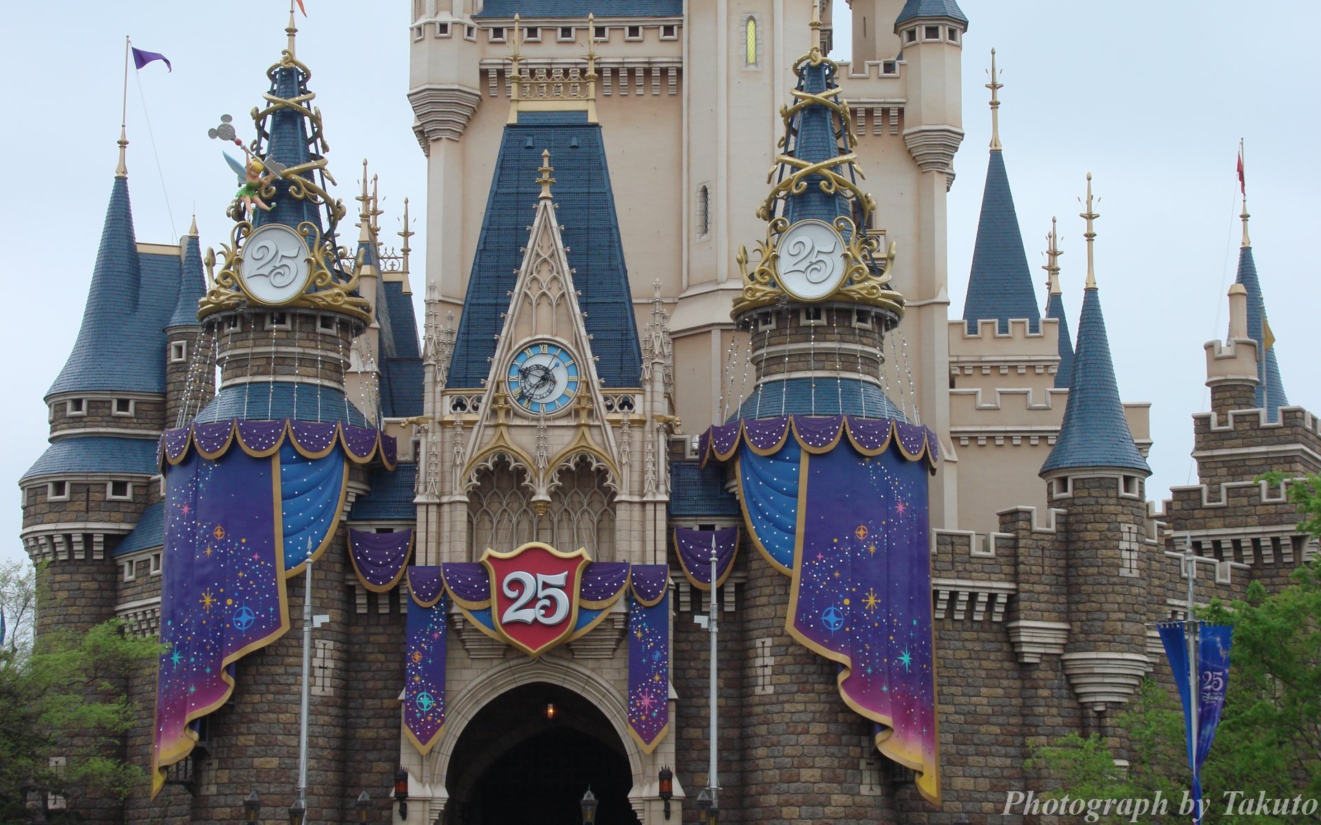 東京ディズニーリゾート25周年の壁紙 ワイド画面 Tdl